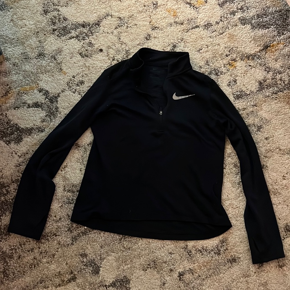 Nike, dry fit, half-zip fitness sweater